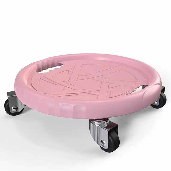 RS Ab Wheel Roller Silent Abdominal Discs Abdominal Wheel Upgrade Gliding Discs With Wheel Pulley Abdominal Muscle