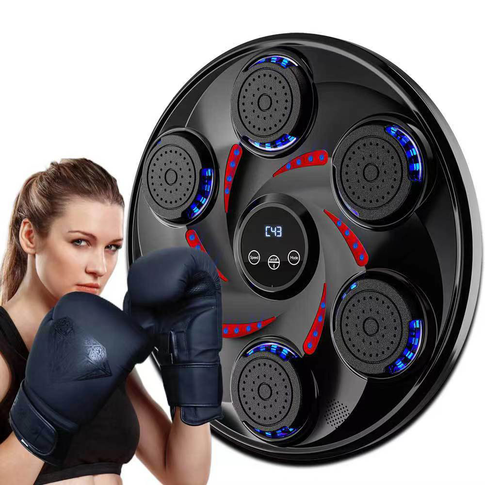 RS Wall Mounted Electronic Smart Boxing Game Punching Machines Training Machines Multifunctional Punch Music Boxing Machine