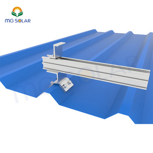 Solar Mounting Trapezoidal Metal Roof Standing Clamp Panel Installation Roof Clamps Solution