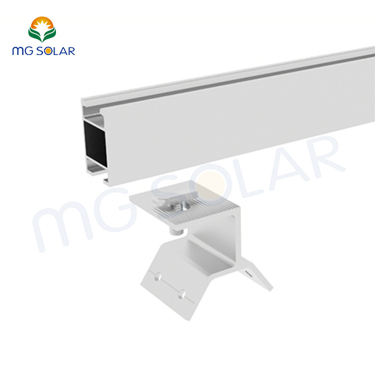 Solar Mounting Trapezoidal Metal Roof Standing Clamp Panel Installation Roof Clamps Solution