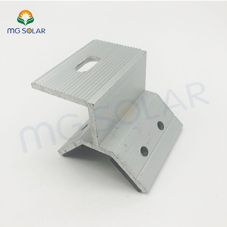 Solar Mounting Trapezoidal Metal Roof Standing Clamp Panel Installation Roof Clamps Solution