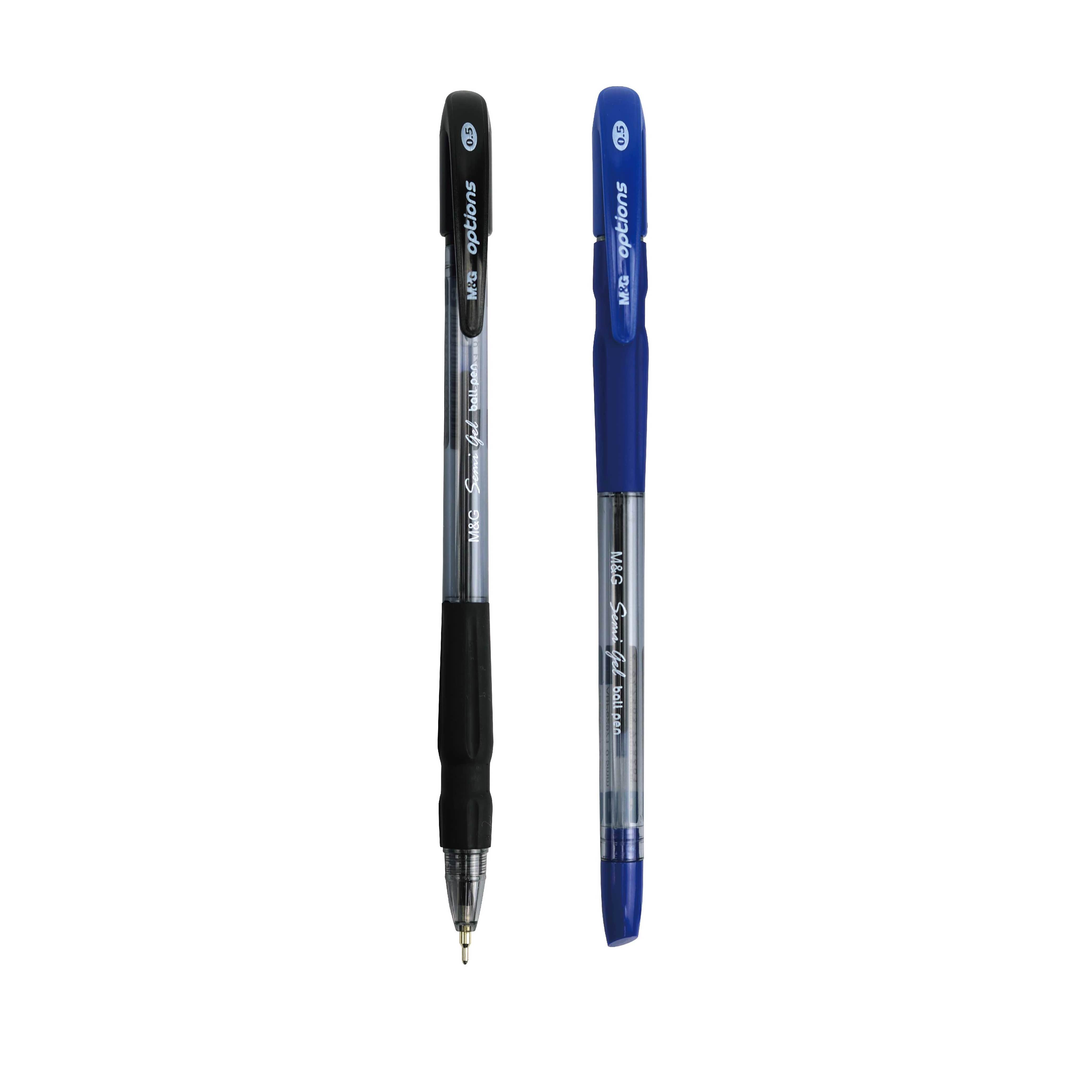 M&G Good Quality Office And School Smooth Black And Blue ink Semi-Gel Ballpen Long Lasting