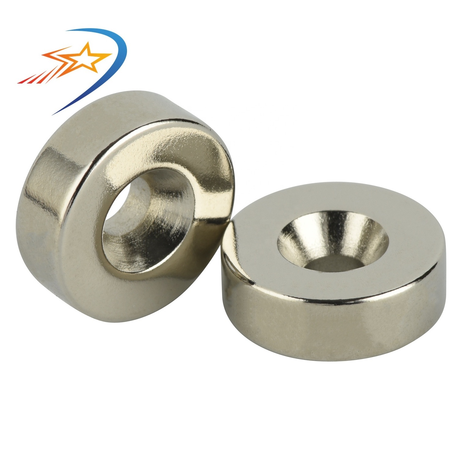 Customized machine permanent NdFeb Magnet Round Magnet with countersunk hole for sale