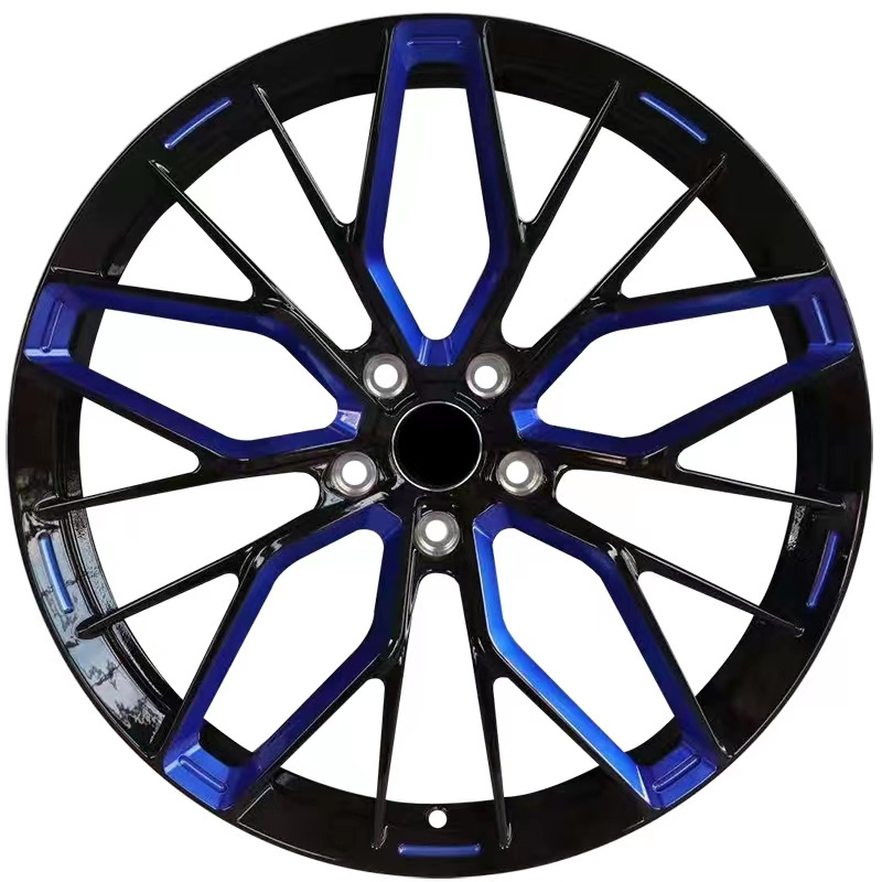 19 20 21 22 inch Custom Size And Color Forging Rims 5*115 Blue Orange ...