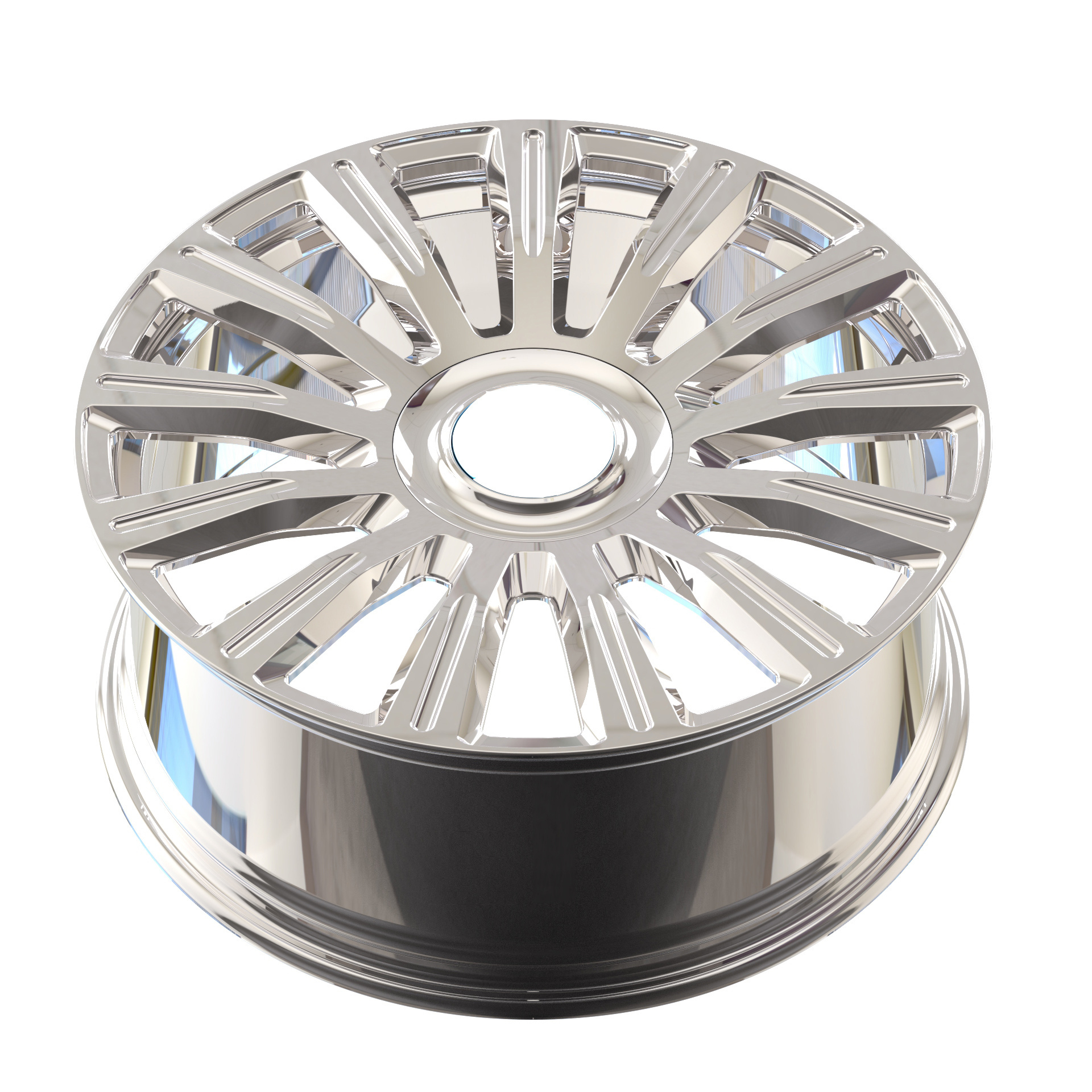 Custom Forged Wheels 18-24 Inch Rims Polished Chrome Silver Wheel For Mercedes Gls For Bentley Flying Spur