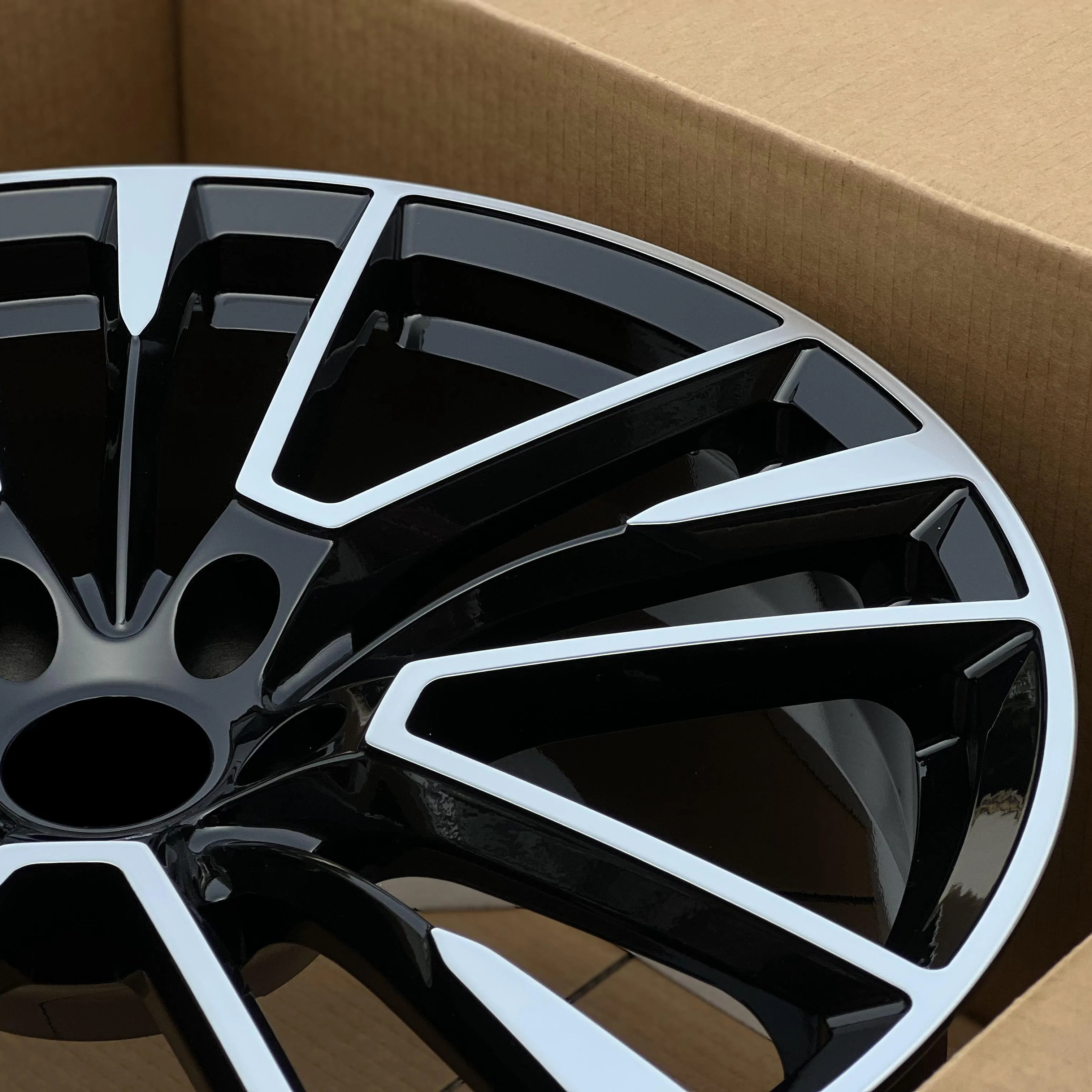 Wholesale Custom Glossy Black 18 19 20 22 Inch Forged Wheels Rims 22 inch rims For Maserati pcd 5X114.3 Cb67.1