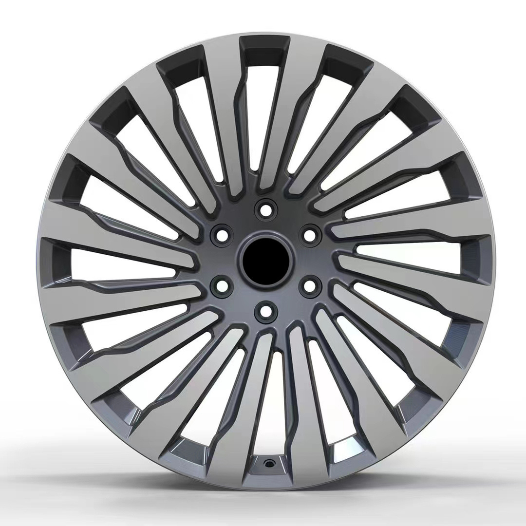 18 19 Inch 5*108 Black Grey Passenger Car Alloy Forged Wheel Rims For Ford Jaguar Lincoln Volvo