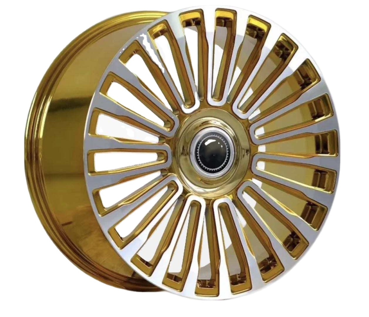 Alloy Forged Wheels 17~24 Inch Passenger Car  Gold 6x127 5x127 Car Wheels