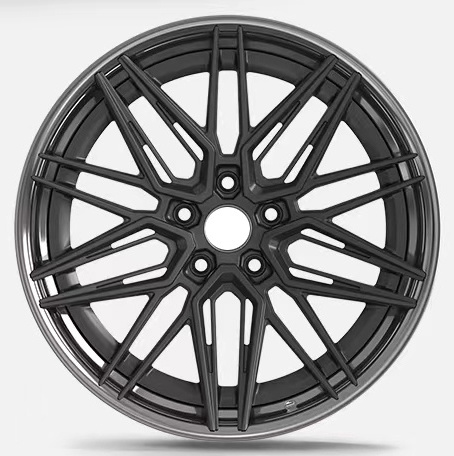 High quality customized aluminium alloy wheels 5x112 5x120  forged 2 pieces wheels for bmw f30 e46 f10 tesla 350z