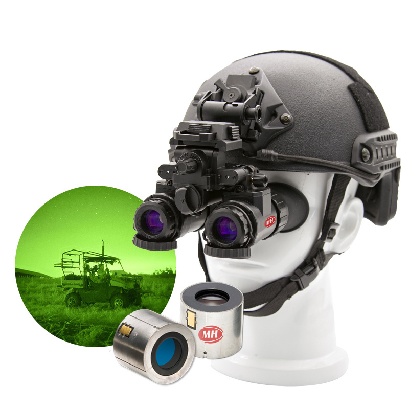 Head Mounted Helmet Night Vision 8X High Resolution Hands Free Euro Gen2+/3 PVS31 Night Vision Binoculars