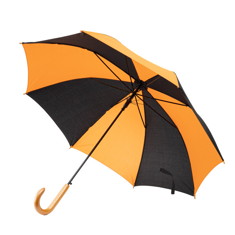 Hot Selling Bulk for Promotion Sale Orange and White Color EVA Handle Sun and Rain 30 inch Golf Umbrella