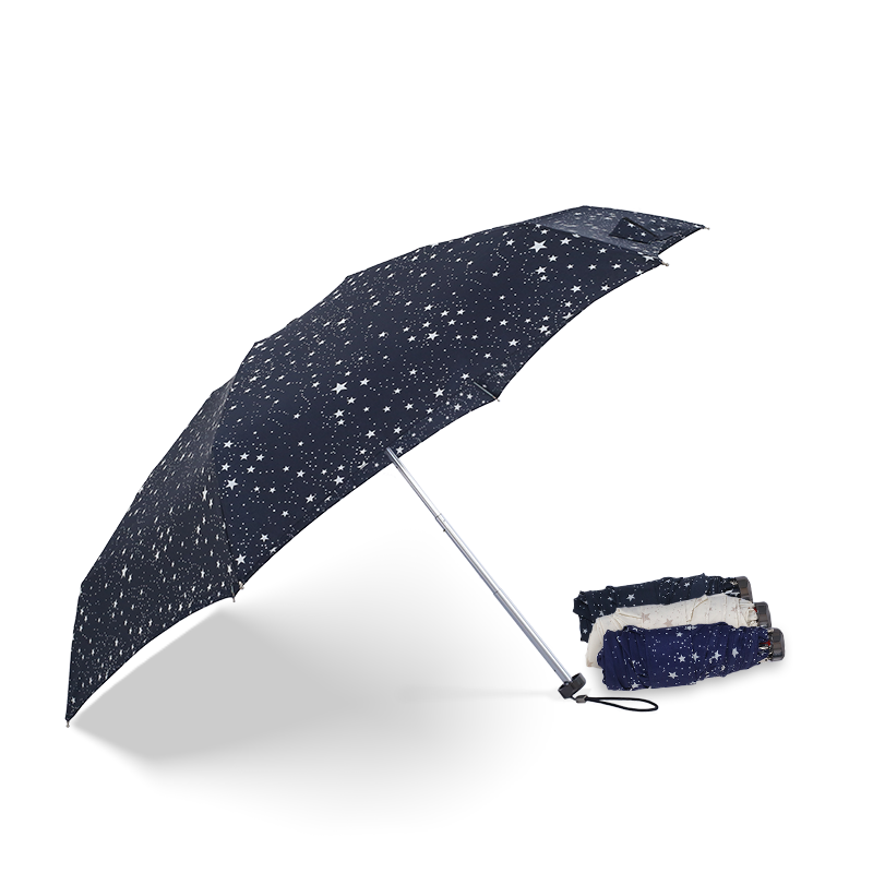 Mini Hot Sale Fashion Lady Sun and Windproof Custom Logo Brand Camping Compact Portable Folding Umbrella With Polka Dots