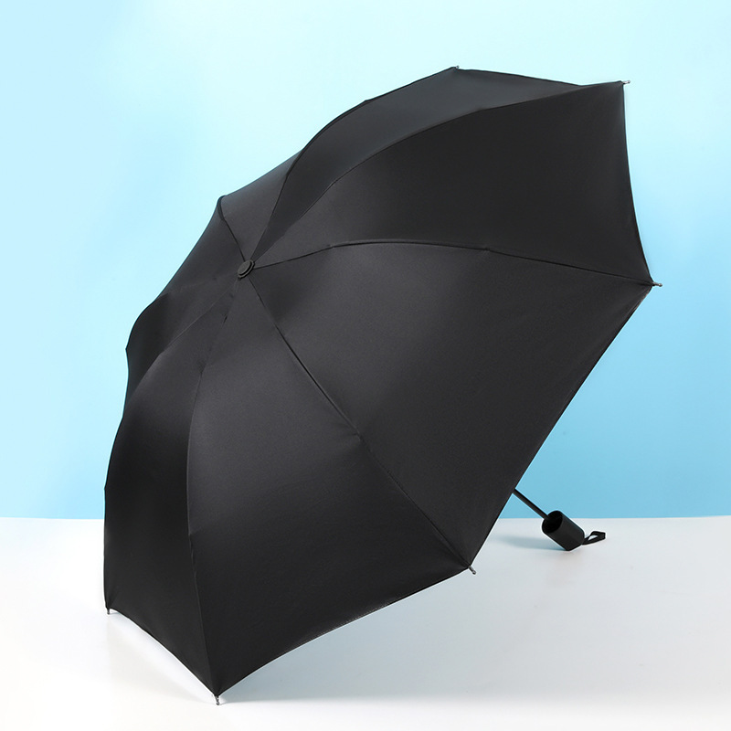 SPF 50+ SUN Umbrella 3 Folds Manual Mini Compact Portable Umbrella