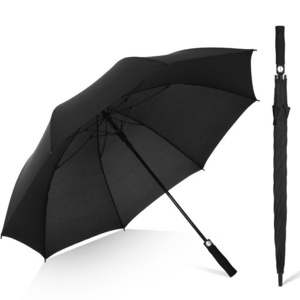 Custom logo 30"X8K  black navy blue wind proof parasol paraguas umbrella golf umbrellas for the rain