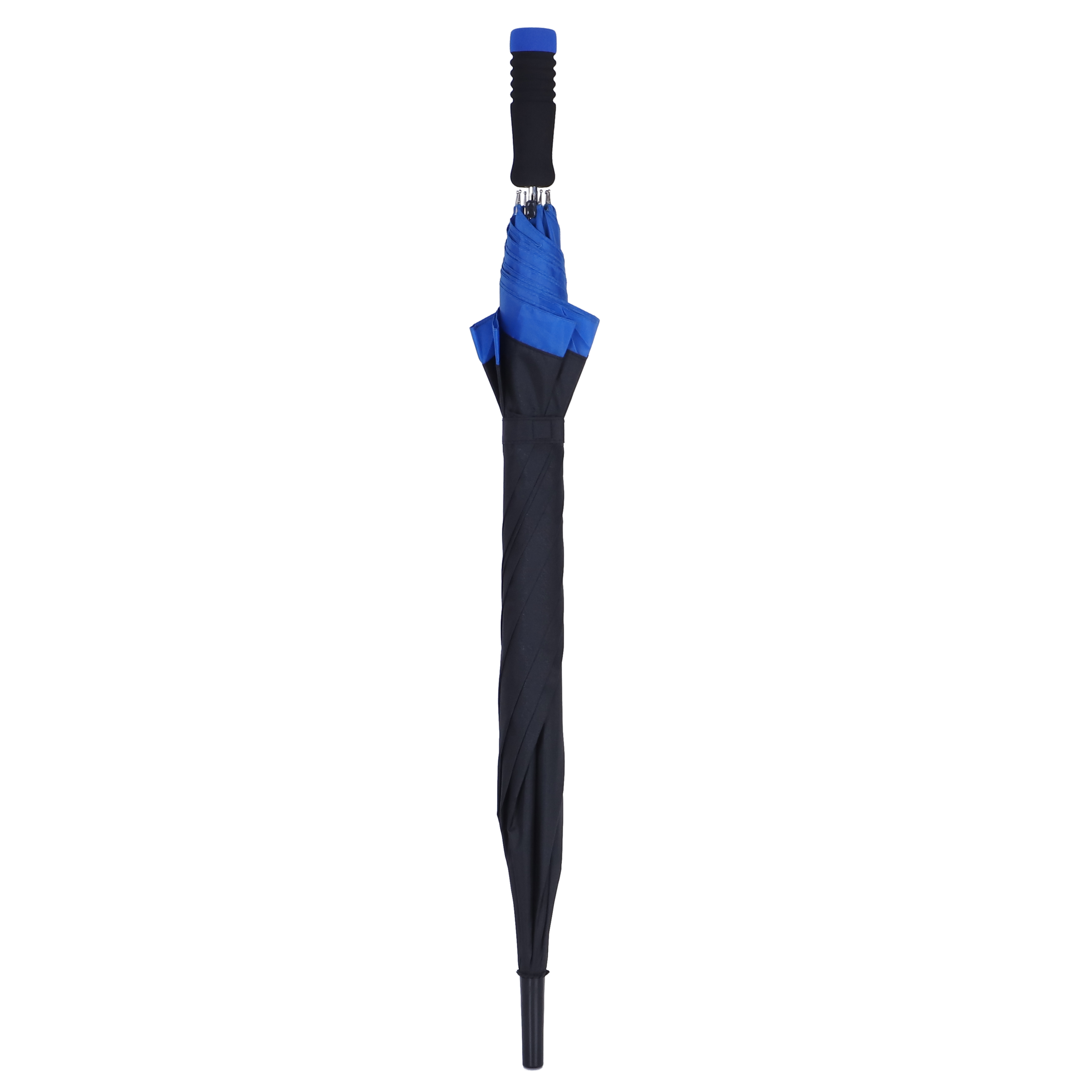 High Quality Rain Proof23 inches Auto Open Black Blue Color Straight Custom Made EVA Handle Stick Golf Umbrella