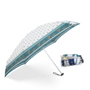 Foldable Umbrella with Case Light Weight Convenient Small Pocket Sun and Rain 5 Folding Travel Umbrellas