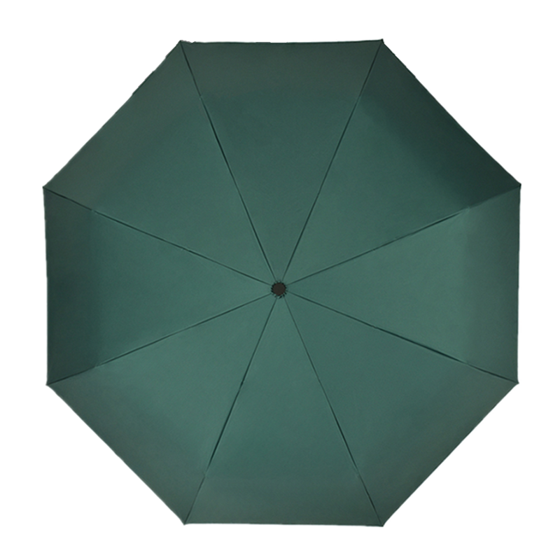 uv black coating candy color three folding parasols with case monsoon compact green color fashion umbrellas