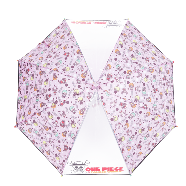 Large Size 21.5 inch Auto Open PVC and Pink Color Nylon Fabric Personalize Clear Children Kid Princess Umbrella