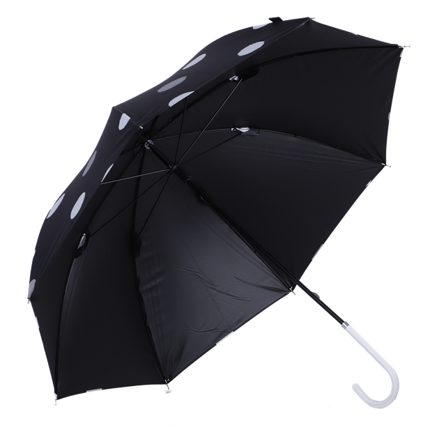 Cheap new design large 20 inch 8K J handle black pongee straight color lovely child umbrella kid Ombrello per bambini umbrella