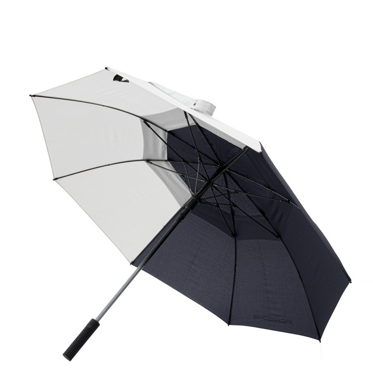 Huge Windproof High Quality 68-inch Oversize Strong Rain Proof Double Layer Customized with Logo Print Golf Straight Umbrella