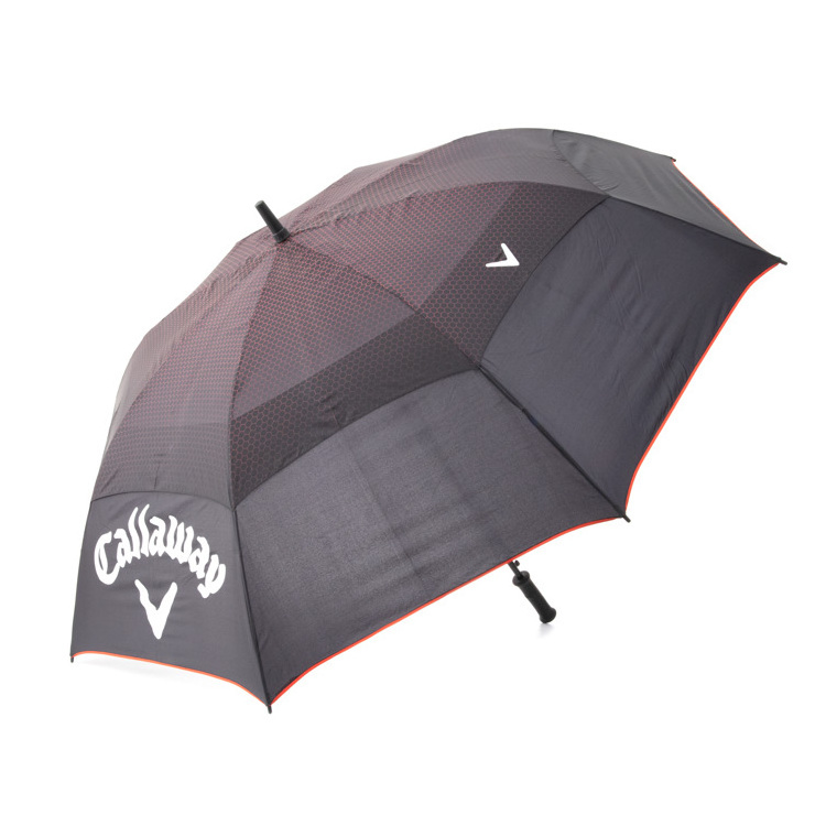 Extra Large Size Water Proof Double Layers with Vent Strong Windproof Custom Logo Prints 68 inch Golf Umbrella