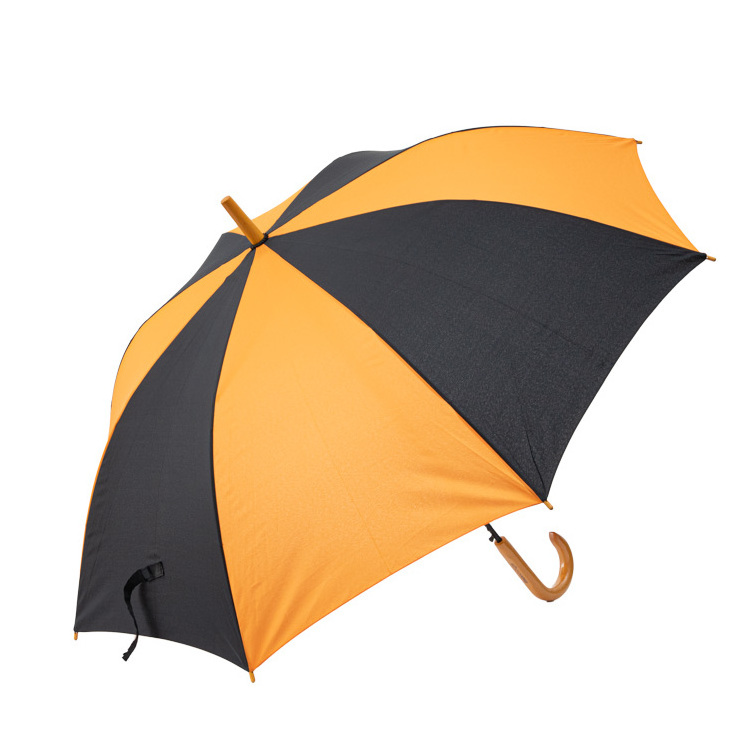 Hot Selling Bulk for Promotion Sale Orange and White Color EVA Handle Sun and Rain 30 inch Golf Umbrella