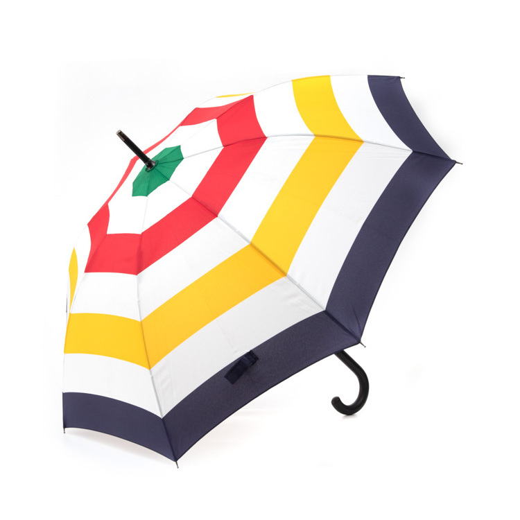 High Quality Popular Manufacture 23 inch Green Red Yellow Gray Colorful Beautiful Auto Opening Parapluie Straight Umbrella