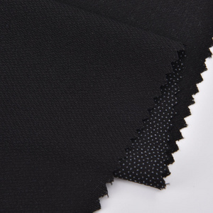 Wholesale 75D*75D 100% Polyester Twill Woven Interlining Fabric for Suits