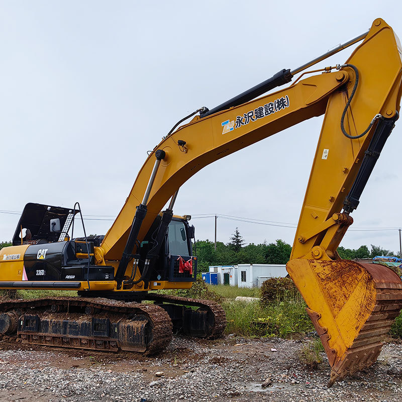 used cat excavator caterpillar 336 336D with 36ton large bucket capacity and excellent working condition cheap crawler machine