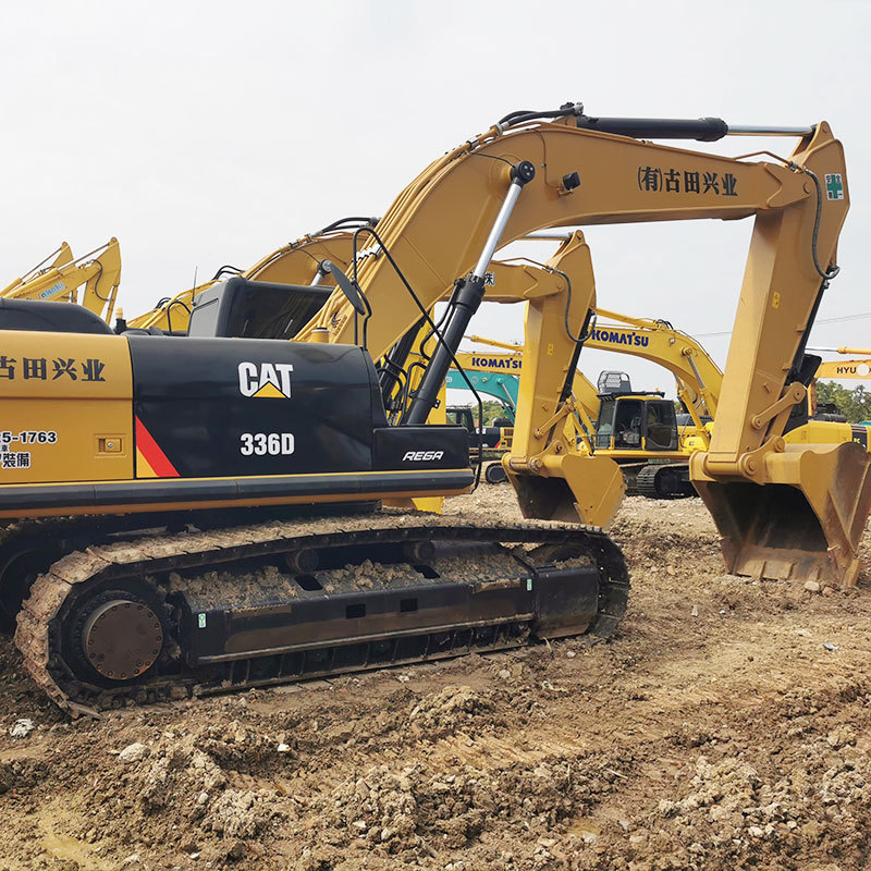 used cat excavator caterpillar 336 336D with 36ton large bucket capacity and excellent working condition cheap crawler machine