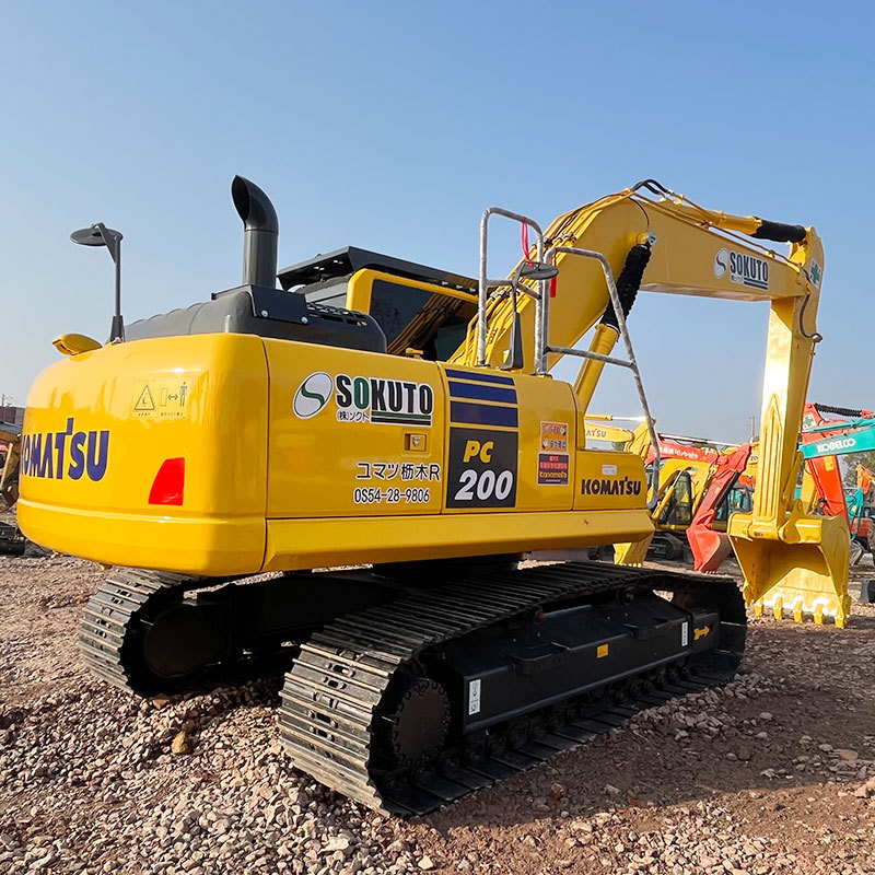 Japan Used Komatsu PC200-8 PC200 Excavator Second Hand Komatsu 200 Earth Moving Digger Construction Building Machinery For Sale