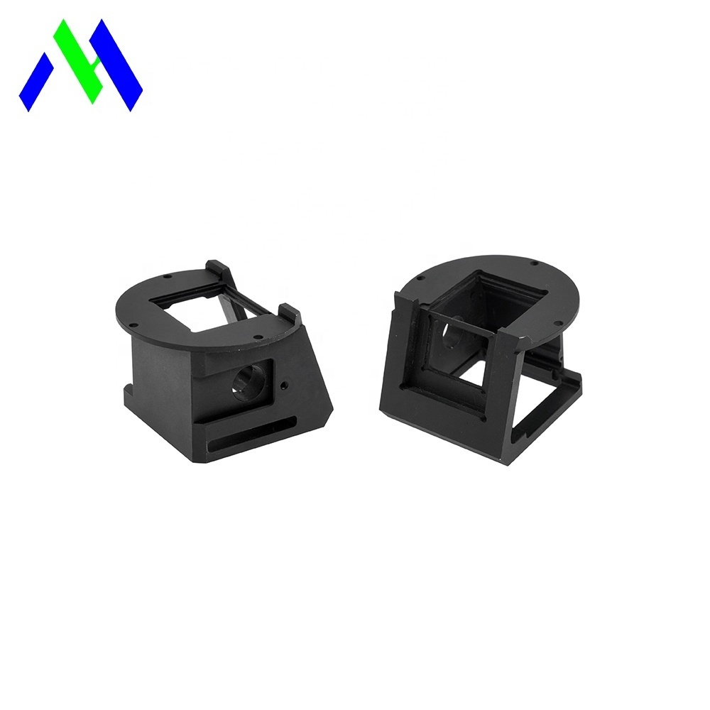 Precision Custom Black Anodized Aluminum Stainless Steel Sand Blasting Cnc Milling Turning Parts Service