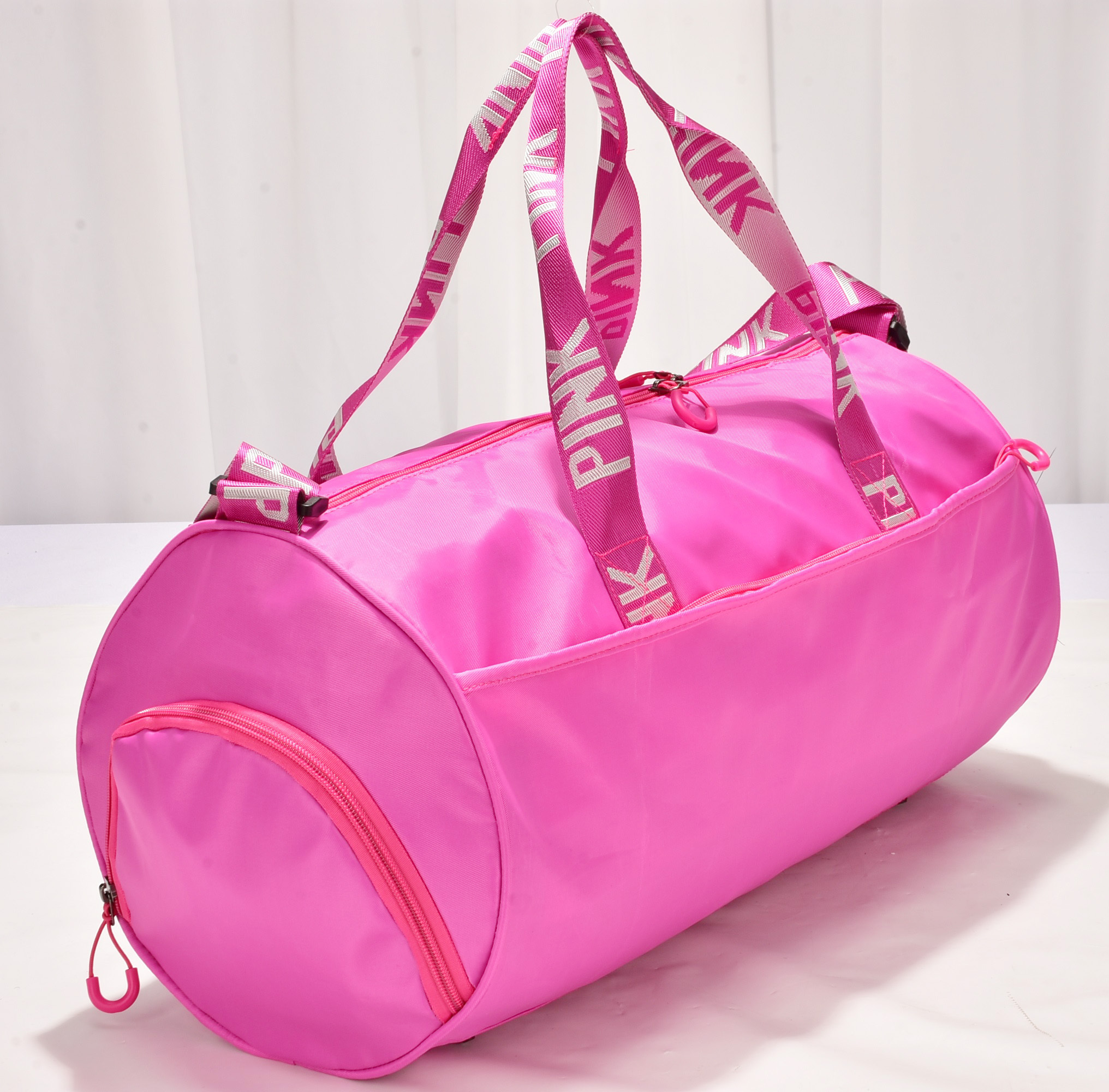 2023 Hot Selling Pink Duffle Travel Set Spend The Night Weekender Gym Overnight Duffle Bags For Women And Teddy Bear Slipper