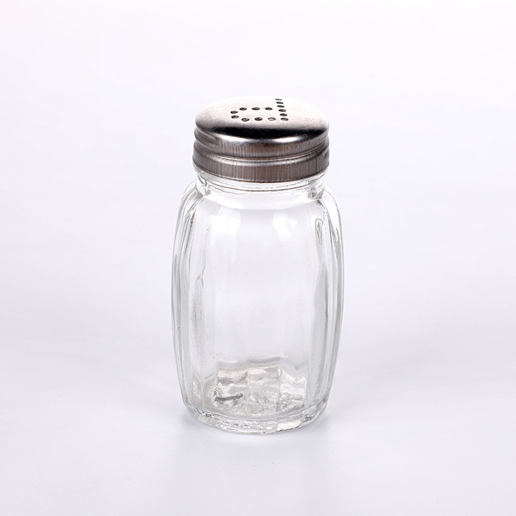 Salt And Pepper Shaker Top Spice Bottles Glass Condiment Packaging