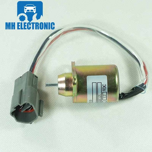 MH Electronic 12V Fuel Shutdown Diesel Shut Off Solenoid 1503ES-12S5SUC12S 1503ES12S5SUC12S For Yanmar J ohn D eere 119233-77932