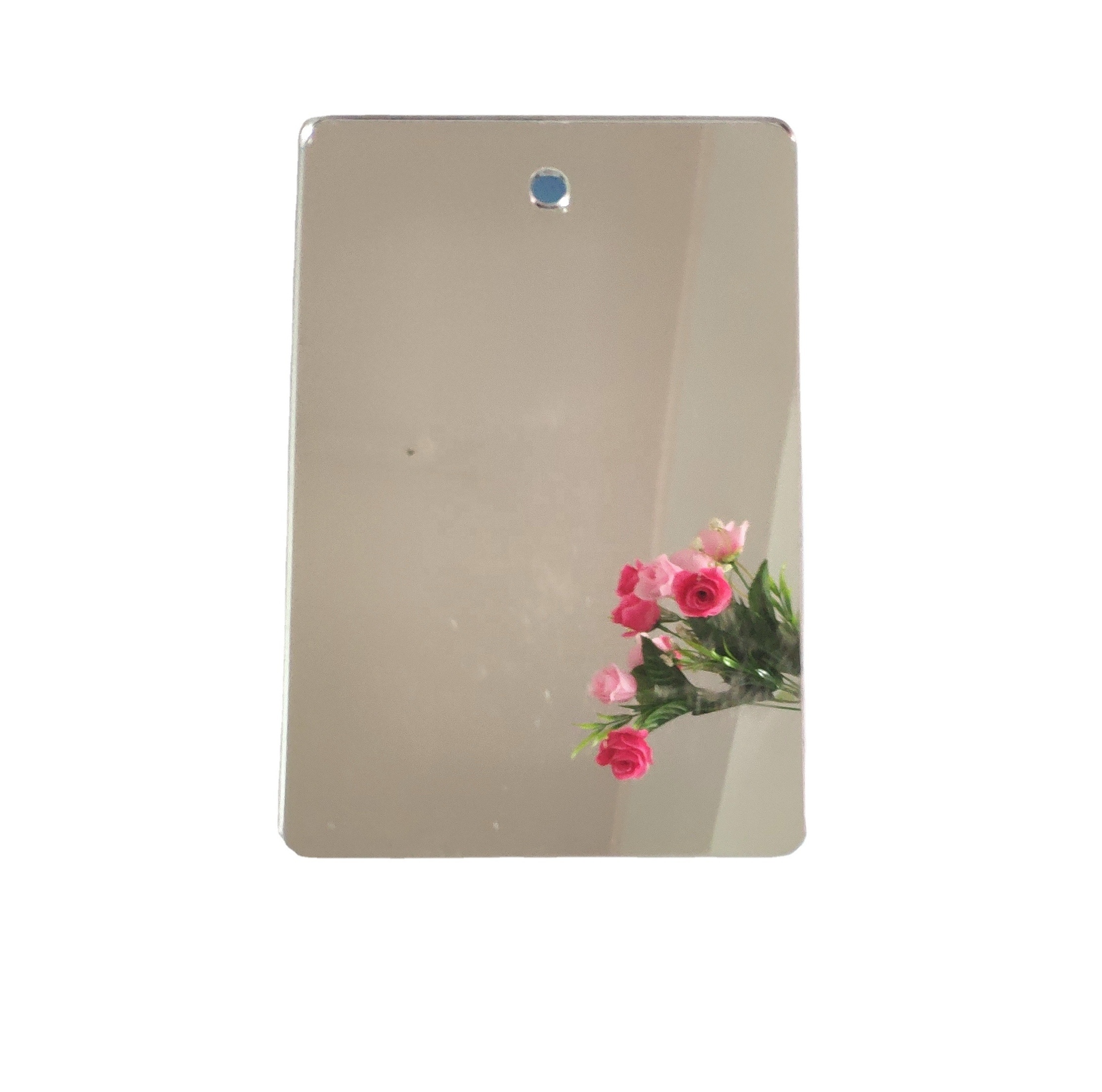 Custom cutting anti-scratch double sided acrylic mirror hardened acrylic mirror with self adhesive backed