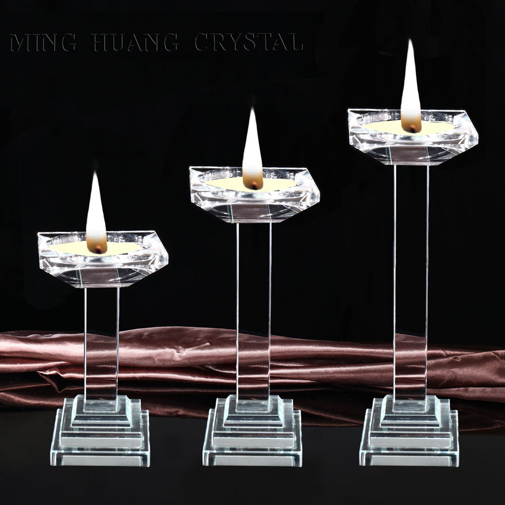 crystal Tea light candle holder wedding Gift MH-Z0232