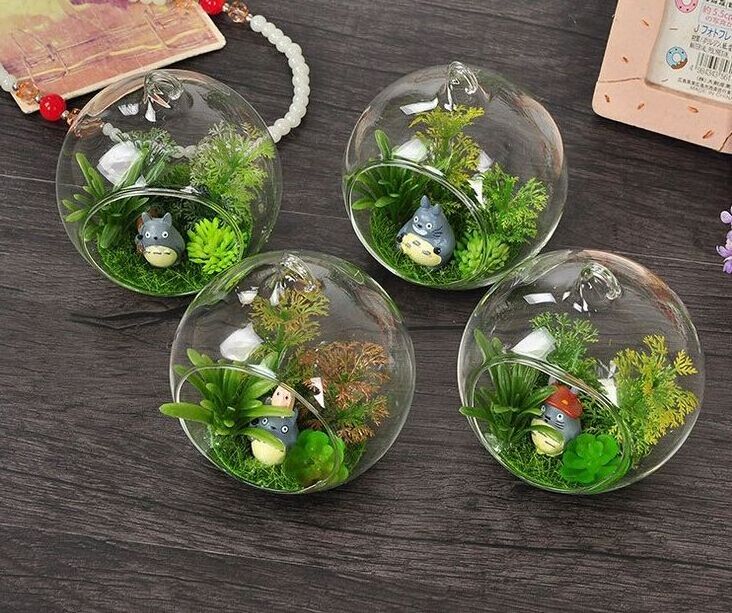 hand blown glass balls terrarium MH-12802