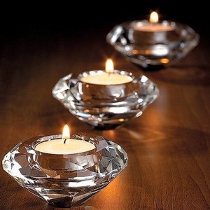 Crystal Round Votive candle Holders for Home Decor MH-1340