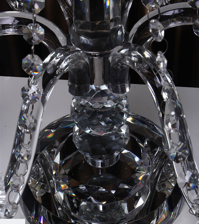 6  arms crystal candelabra with a flower bowl candle holder centerpieces MH-1842