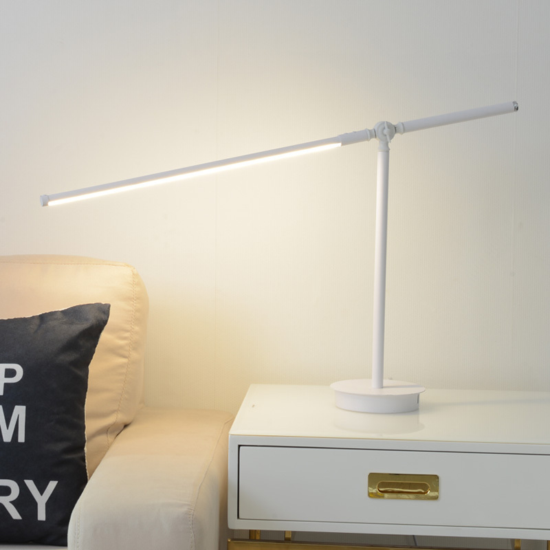 Modern Flexible Desk Lamps Iron Study/Computer Lights Reading Light Long Swing Arm Black LED Home Decor Table Lamp