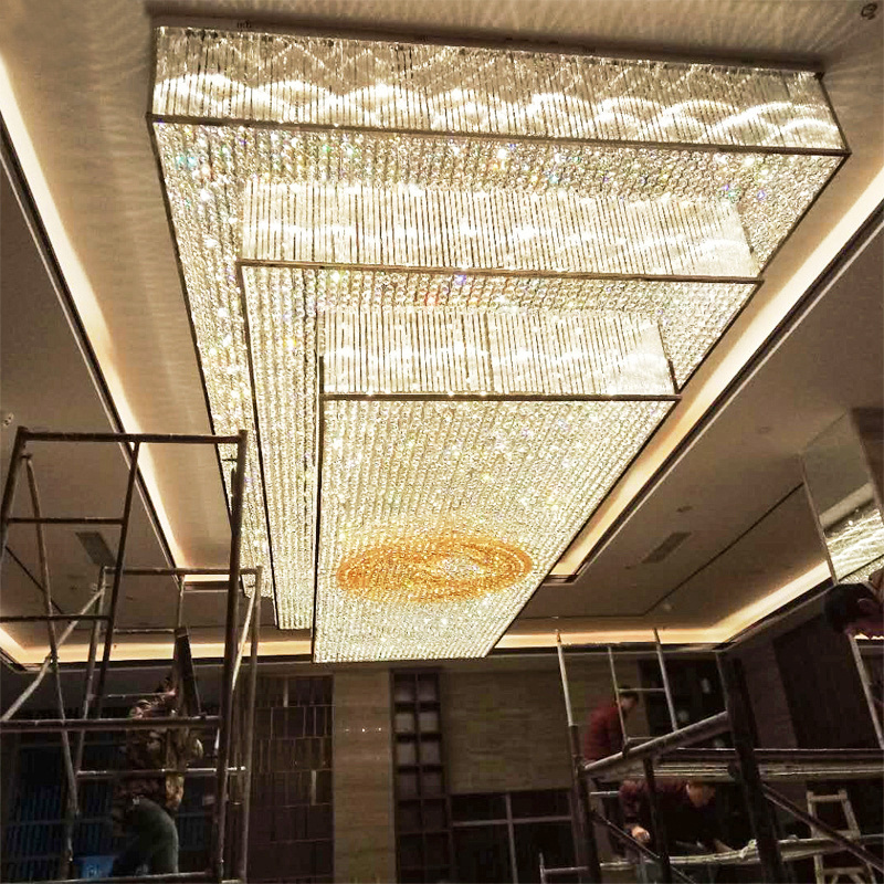 2024  Hot Sale  Luxury Living Room  Decorative Crystal Light Lighting Flush Mount  Modern Luxury Living Room Ceiling Light