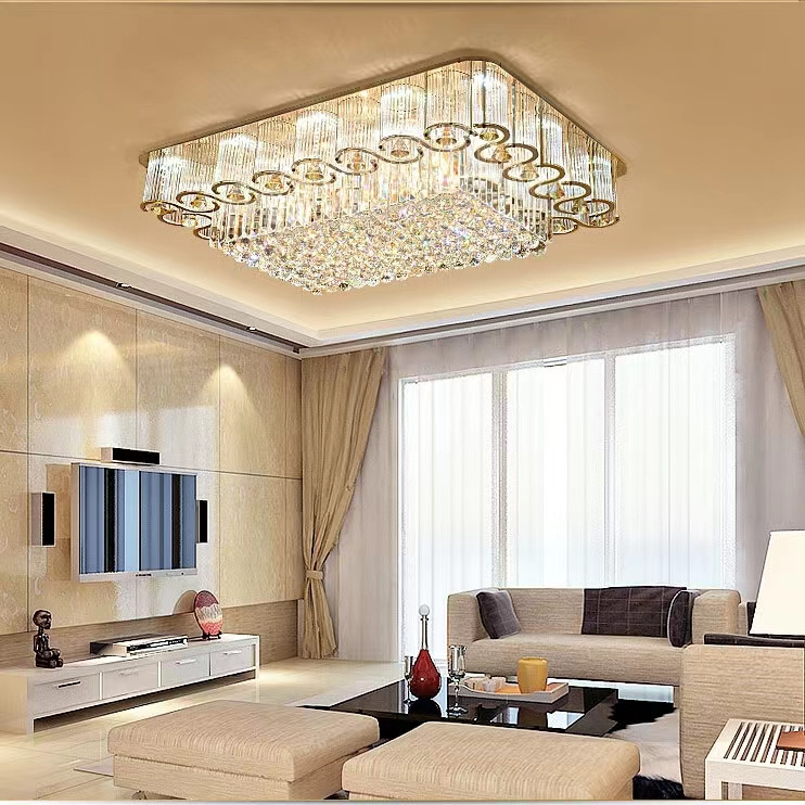 Zhongshan Crystal Ceiling Led Chandelier Lamp Lighting Modern European Style Chandelier