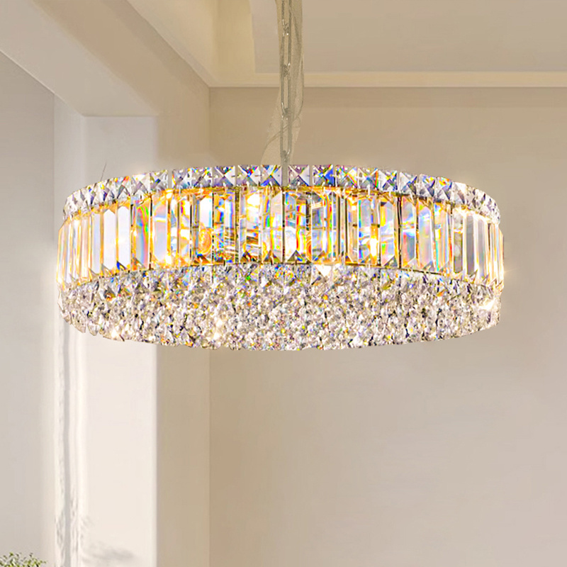 2024 New Living room hotel decorative lighting chandelier  lights Villa Crystal Chandeliers