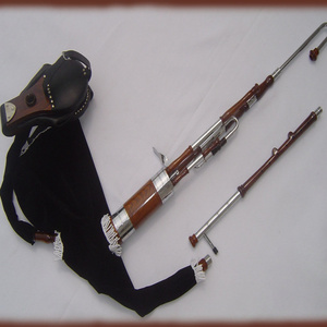 Uilleann Half Set Bagpipe | Complete with Chanter, Drones, Bellows, Leather Air Bag, Reeds and Carry Bag | Geoffrey