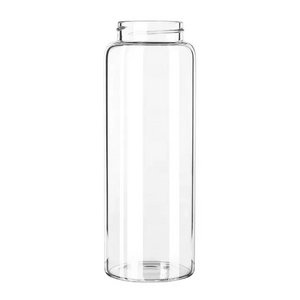 550ml 1l 1 Liter Borosilicate Water Glass Water Beverage Bottle With Stainless Steel Lids