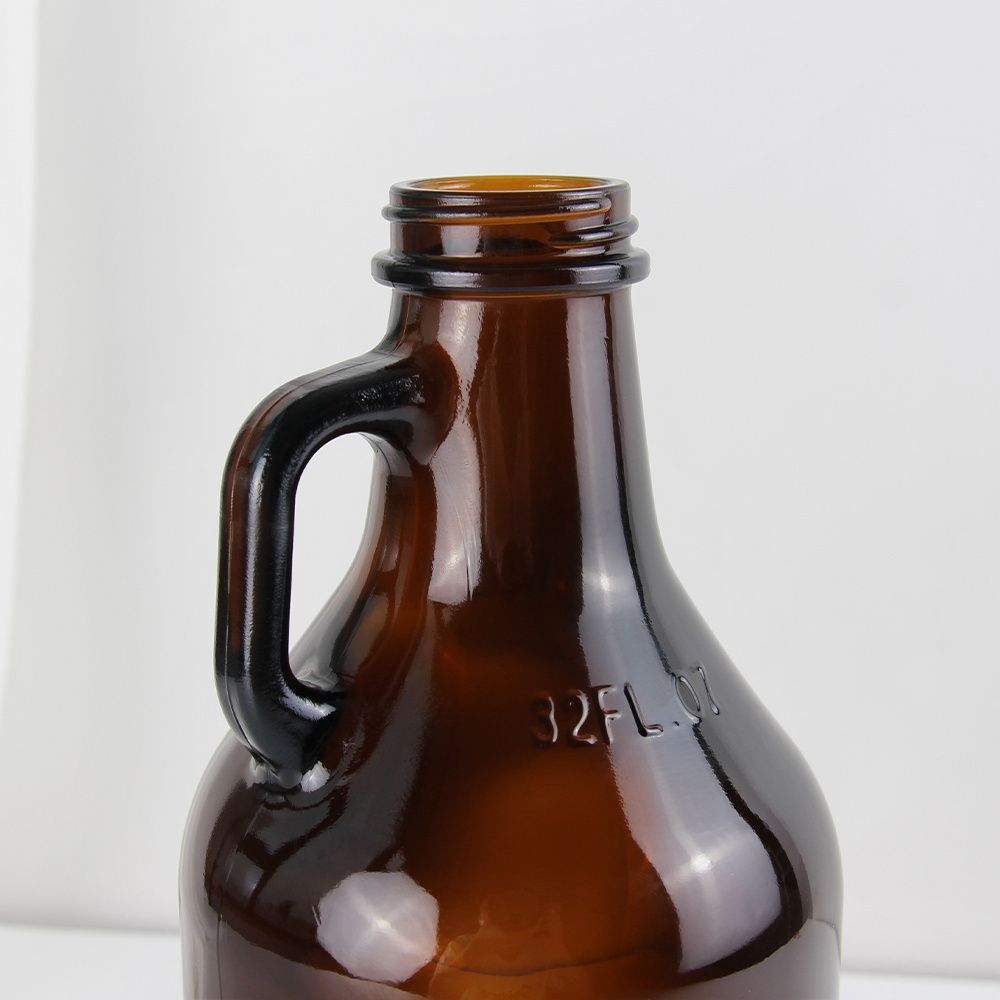 32 oz 1000ml Water Kombucha Amber Glass Wine Beer Growler 64 oz Half Gallon Jugs Bottles