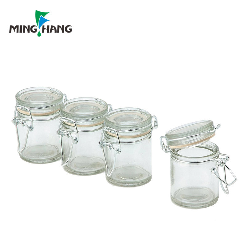 10 ml 4 oz 8 oz jar swing top quilted mason jars canning bottles food storage glass