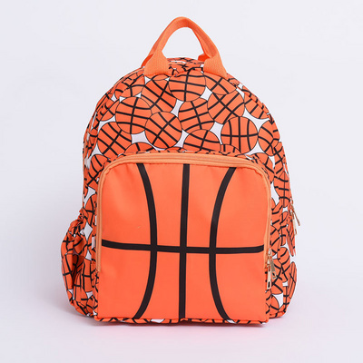 Custom outdoor backpack 2024 new school bags ball print adult and child size laptop backpacks casual sports travel backpack Bags