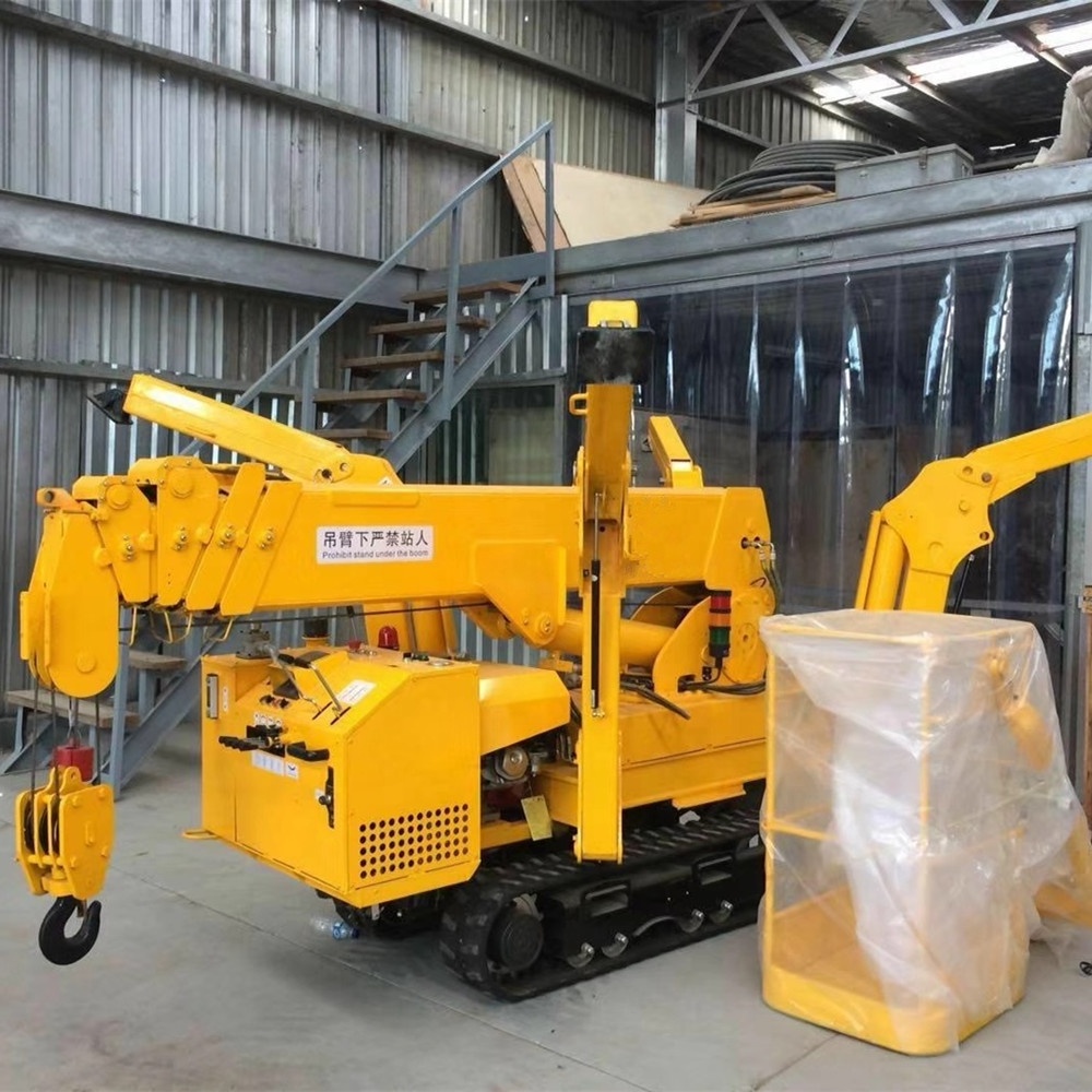 Construction used 5 ton Crawling Spider Crane with Diesel Engine for sale